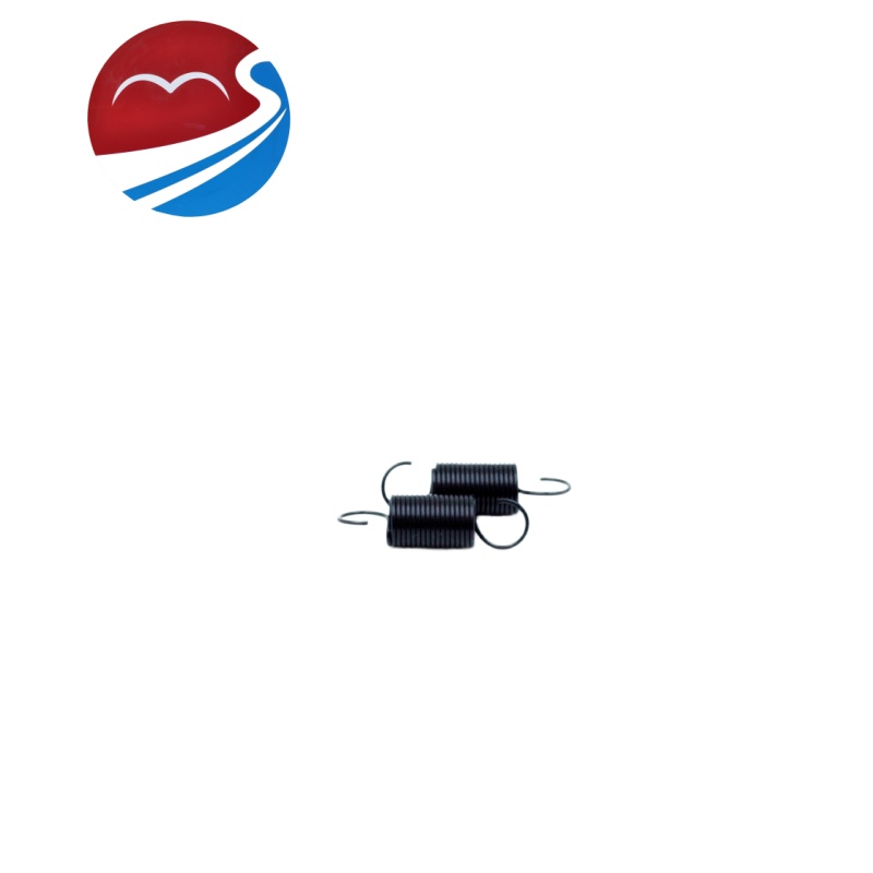 Black J-Hook Open End Extension Spring