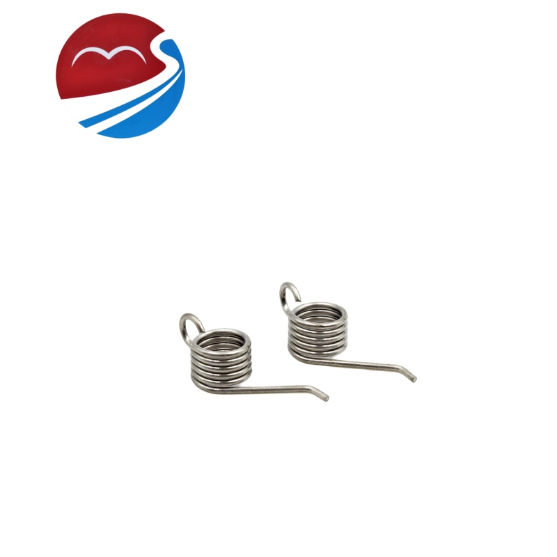 Stainless Steel Round-Loop & Short-Leg Precision Torsion Spring