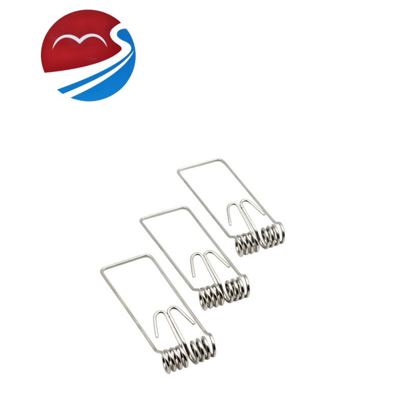 Stainless Steel Spring-Loaded Rectangular Money / Badge Clip
